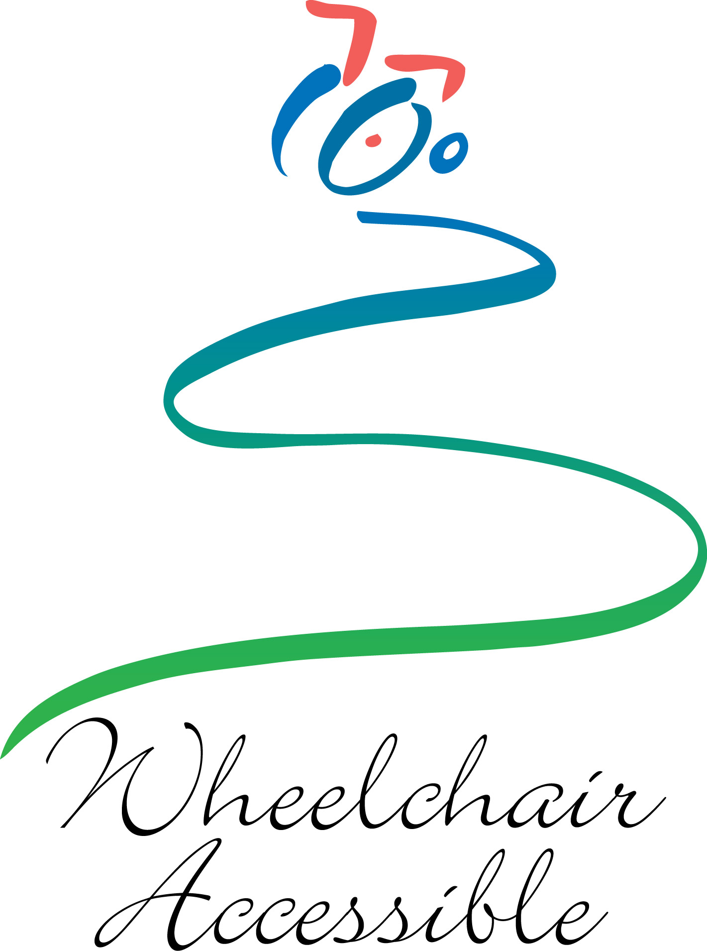 wheelchair moving with words Wheelchair Accessible
